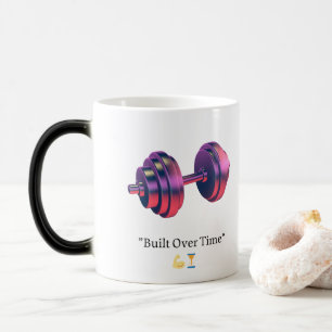 Tasse à café Haltère Motivationnelle Construite Au