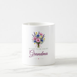 Tasse à café « Heureuse d'être appelée grand-mère 