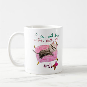 Tasse à café Humour Chat Endormi – Mignon Mug Chat