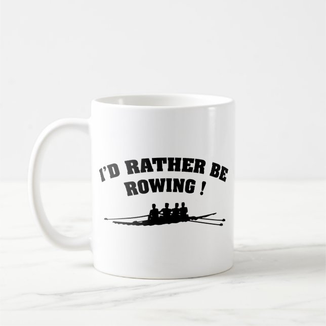 Tasse à café J'aimerais mieux ramer (Gauche)