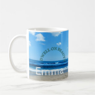 Tasse à café Jour de la Terre Plage côtière
