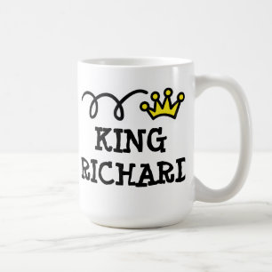 Tasse à café King avec nom personnalisé
