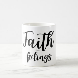 Tasse à Café La Foi Plus Que Les Sentiments