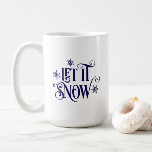 Tasse à café Let it Snow