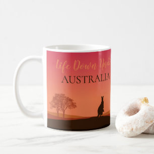 Tasse à café Life Down Under Kangaroo Australie
