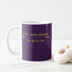 Tasse à café Luxe Royal Plum Gold