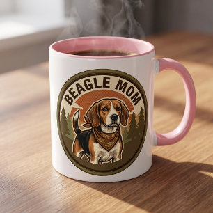 Tasse à café Maman Beagle Cadeau pour maman de c