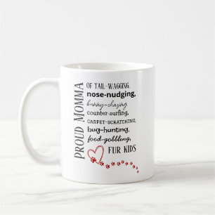 Tasse à café Maman de chat et chien fière