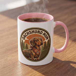 Tasse à café Maman Teckel   Cadeau pour la maman d