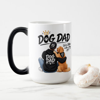 Tasse à café Meilleur Papa Chien Retriever Doré