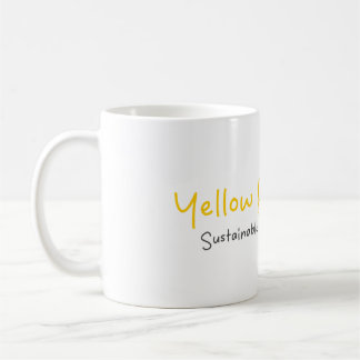 Tasse à café mignonne avec citation Yellow Power