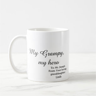 Tasse à café Mon Papi Mon Héros