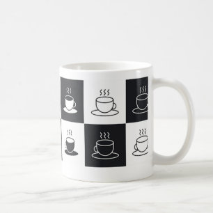 Tasse à café Motif à la Chekered