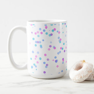 Tasse à café motif pois, 45cl