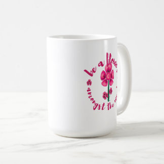Tasse À Café Mug Fleur Parmi Les Mauvaises Herbes