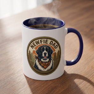 Tasse à café Newfie Dad   Cadeau pour papa de Terr