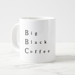 Tasse à café noir BBC