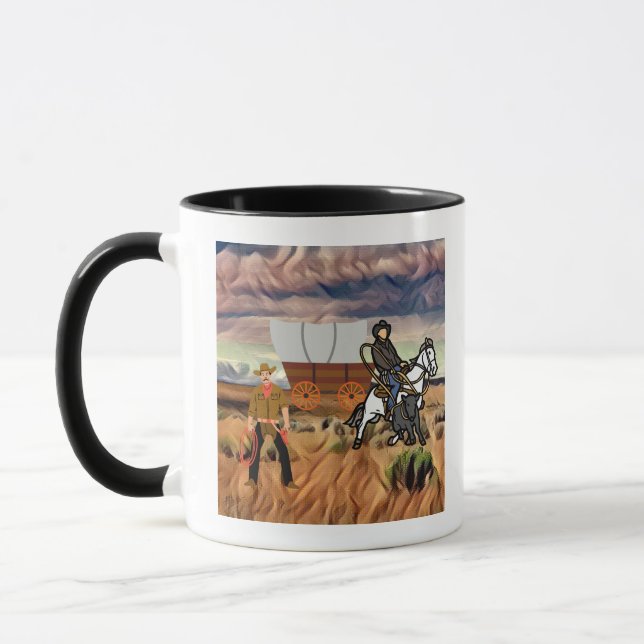 Tasse à café occidentale pour cowboys classiques (Gauche)