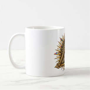 Tasse à café œil en or antique