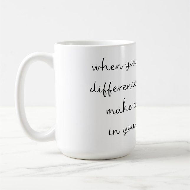 Tasse à café optimiste (Gauche)