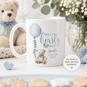Tasse à café Ourson à peine attendre Ourson Bleu B