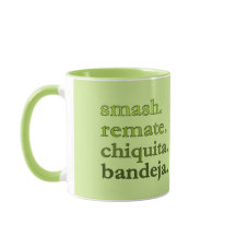 TASSE À CAFE PADEL – VIBES DE MOTS – VERT CITRON