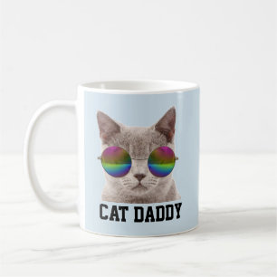 Tasse à café PAPA CHAT MAMAN CHAT, Lunettes de sol