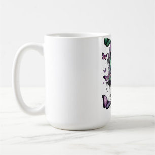 Tasse à café Papillon   Inspiration Florale Fairyc