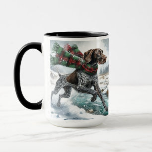 Tasse à café 'Par-dessus la rivière' pour Pointer