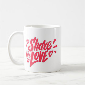 Tasse à café Partagez l'amour