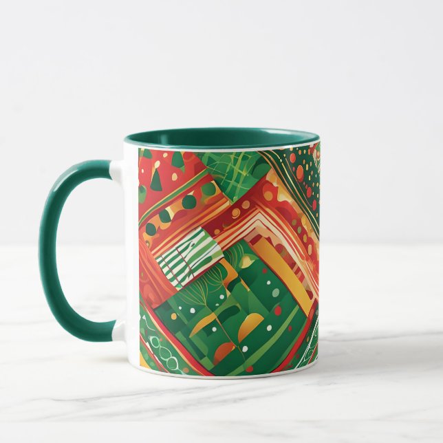 tasse à café patchwork fiesta (Gauche)
