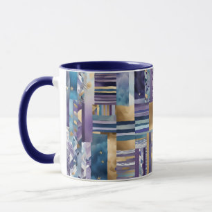 tasse à café patchwork quilt