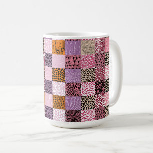 Tasse à café Patchwork Rose