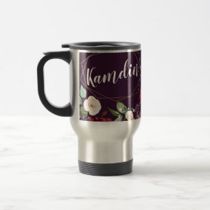 Tasse à café personnalisée 15 onces Plum Purple Ro