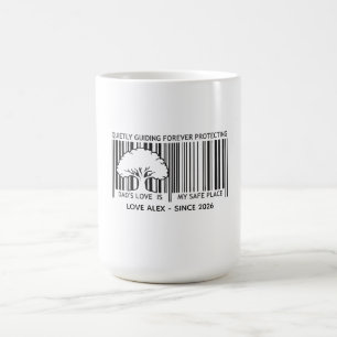 Tasse à café personnalisée avec code-barres pour l