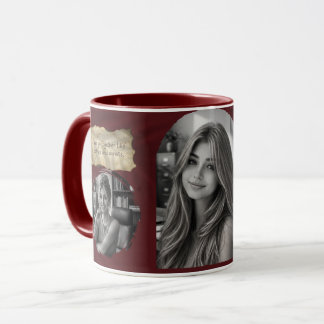 Tasse à café personnalisée avec collage de photos 