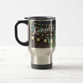 Tasse à café personnalisée de 15 onces Beach Sunse
