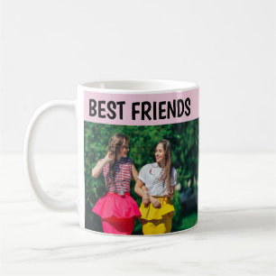 Tasse à café photo chic moderne pour meilleures am