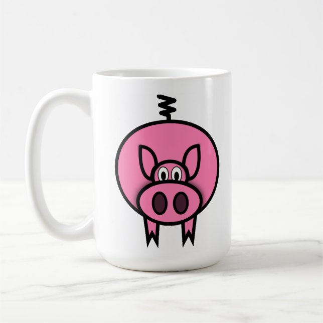 Tasse à café Piggy 15oz (Gauche)