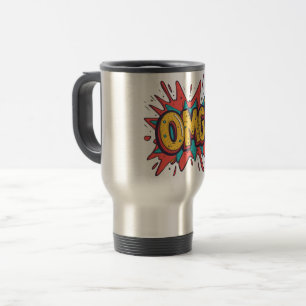 Tasse à café Pop Art « OMG ! » Bande dessinée rétr