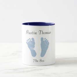Tasse à café pour bébé pieds