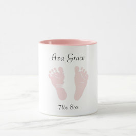 Tasse à café pour bébé pieds