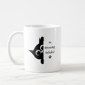 Tasse à café pour chat sans miaulement