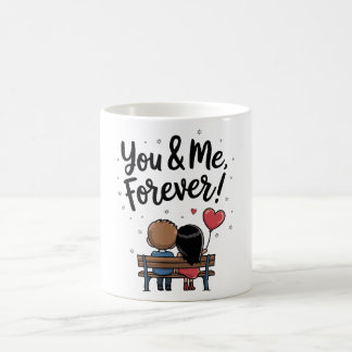 Tasse à café pour couple romantique