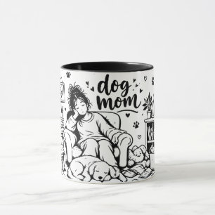 Tasse à café pour maman de chien