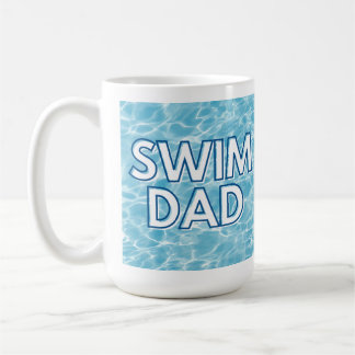 Tasse à café pour papa nageur