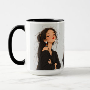 Tasse à café pour trio esthétique audacieux et imp