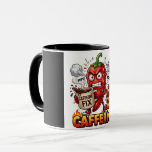 Tasse à café Powered By Caffeine Combo Café drôl