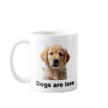 tasse à café qui proclame fièrement : "Les chiens