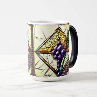 Tasse à café Raisins en verre et Blé